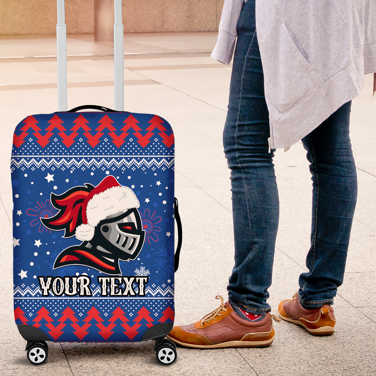 custom-knights-rugby-luggage-cover-chirstmas-vibe-2023
