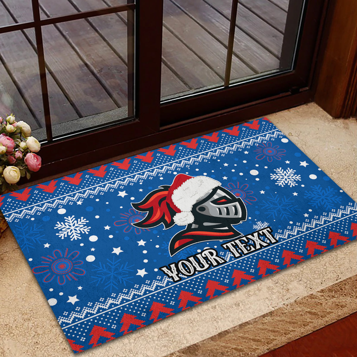 custom-knights-rugby-rubber-doormat-chirstmas-vibe-2023