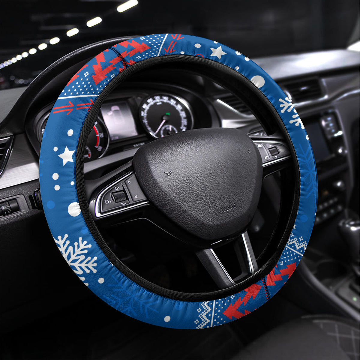 Knights Rugby Steering Wheel Cover Chirstmas Vibe 2023