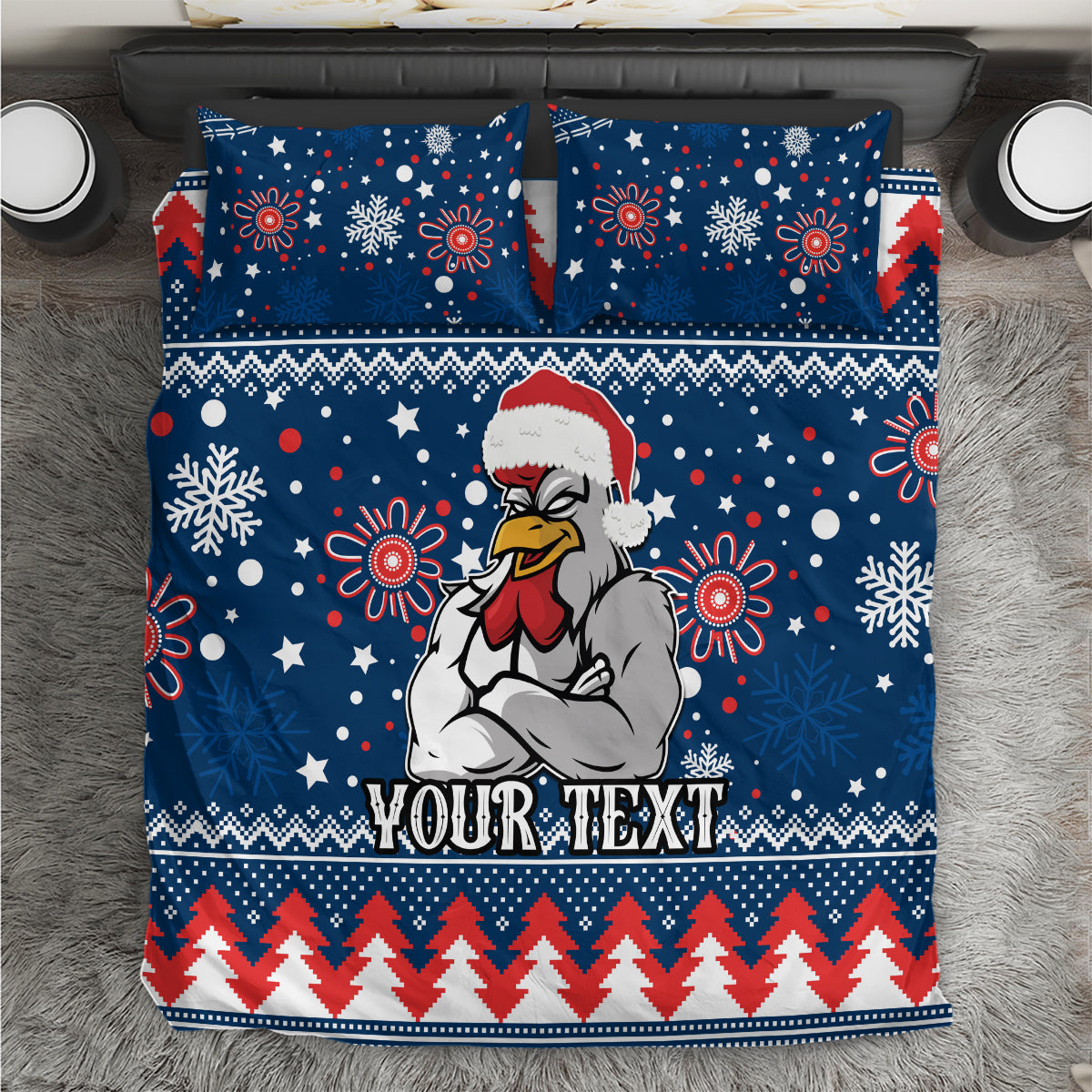 custom-roosters-rugby-bedding-set-chirstmas-vibe-2023