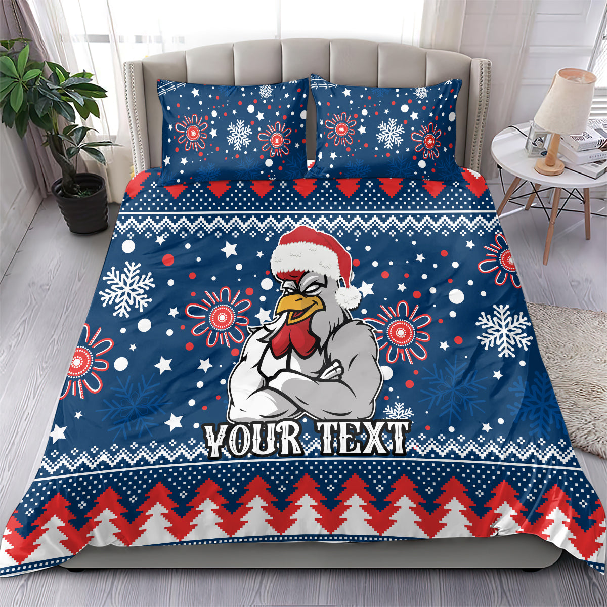 custom-roosters-rugby-bedding-set-chirstmas-vibe-2023
