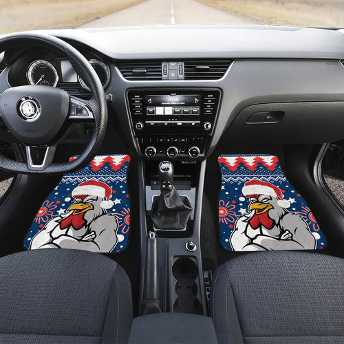 custom-roosters-rugby-car-mats-chirstmas-vibe-2023