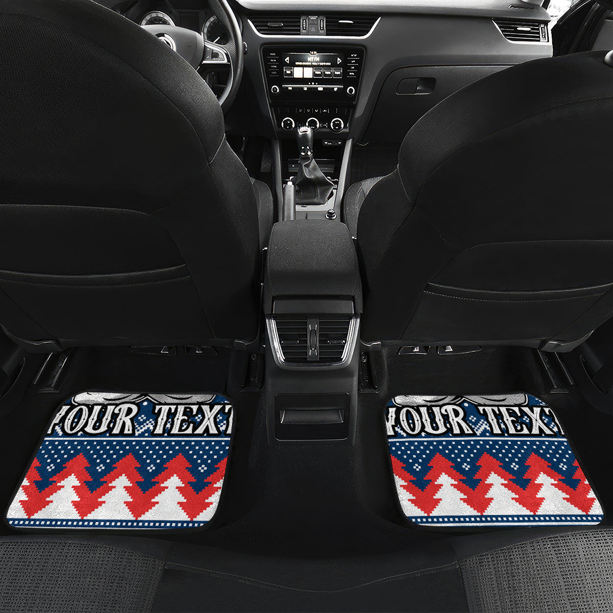 custom-roosters-rugby-car-mats-chirstmas-vibe-2023
