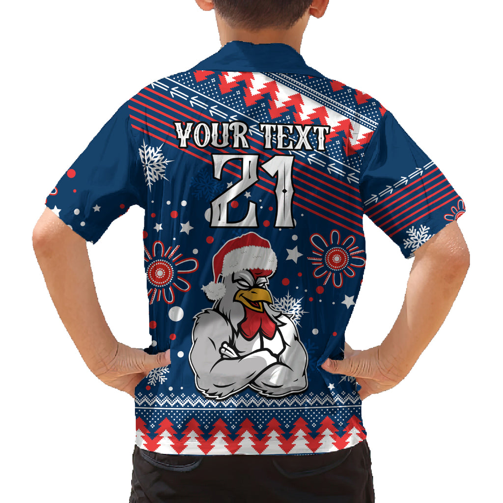 custom-roosters-rugby-family-matching-off-shoulder-short-dress-and-hawaiian-shirt-chirstmas-vibe-2023