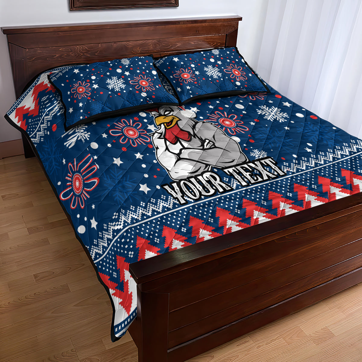 custom-roosters-rugby-quilt-bed-set-chirstmas-vibe-2023