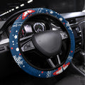 Roosters Rugby Steering Wheel Cover Chirstmas Vibe 2023