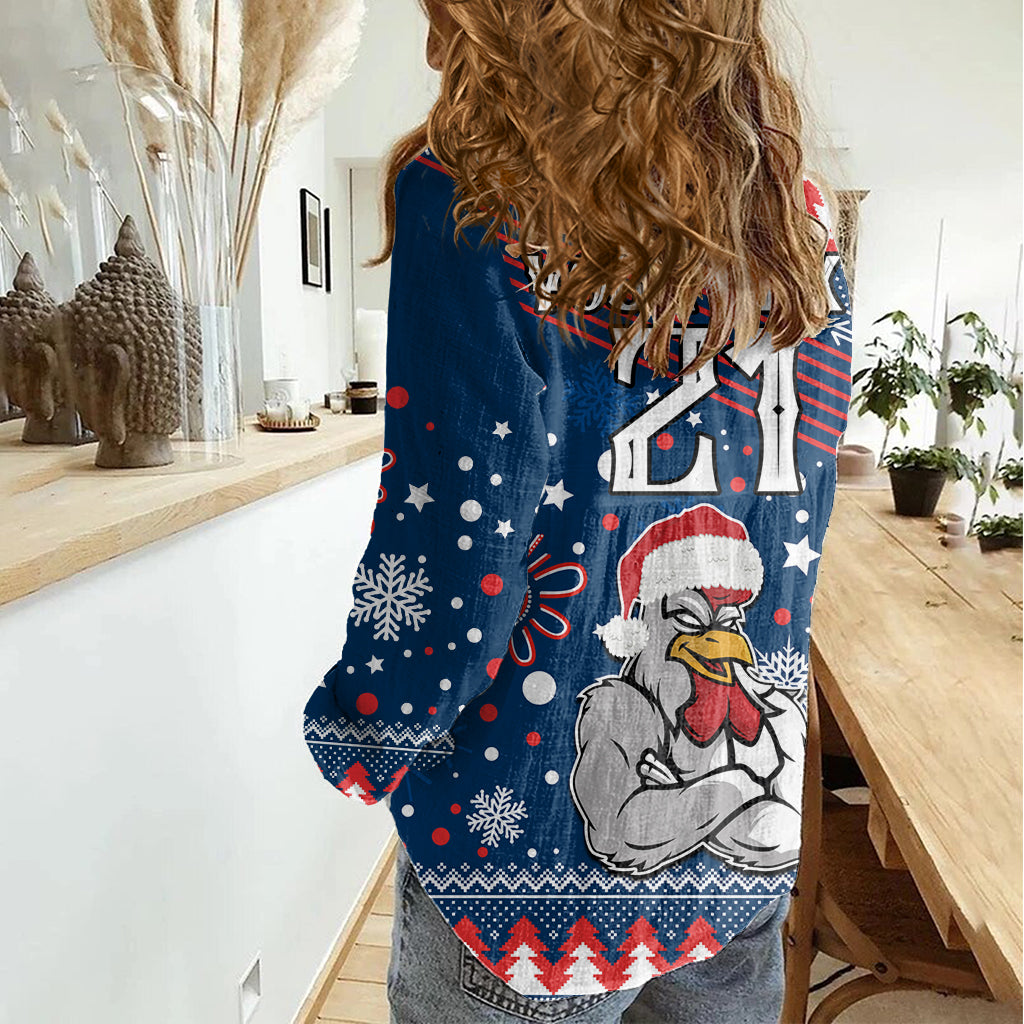 custom-roosters-rugby-women-casual-shirt-chirstmas-vibe-2023
