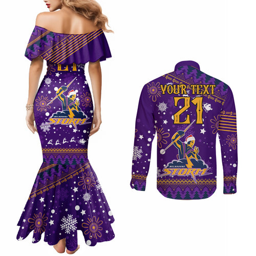 custom-storm-rugby-couples-matching-mermaid-dress-and-long-sleeve-button-shirt-chirstmas-vibe-2023