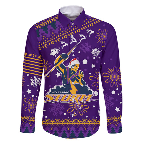 custom-storm-rugby-family-matching-off-shoulder-short-dress-and-hawaiian-shirt-chirstmas-vibe-2023