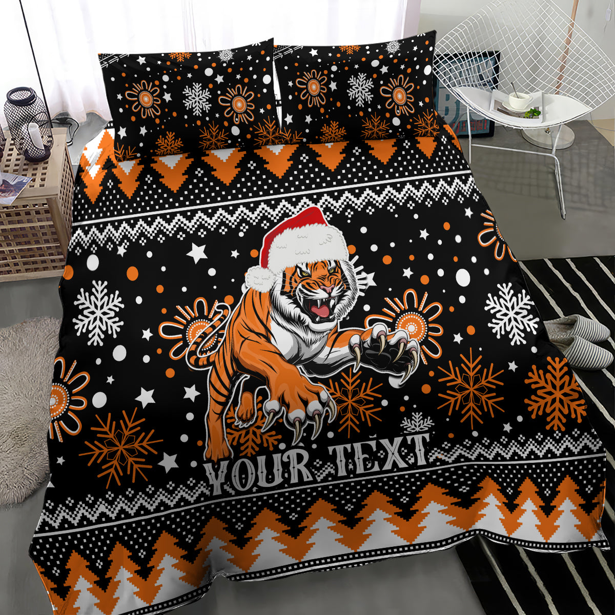 custom-tigers-rugby-bedding-set-chirstmas-vibe-2023