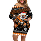 custom-tigers-rugby-off-shoulder-short-dress-chirstmas-vibe-2023