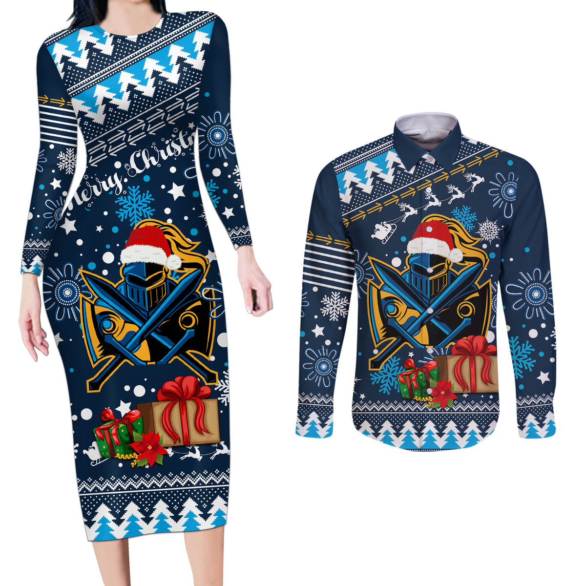 custom-titans-rugby-couples-matching-long-sleeve-bodycon-dress-and-long-sleeve-button-shirt-chirstmas-vibe-2023