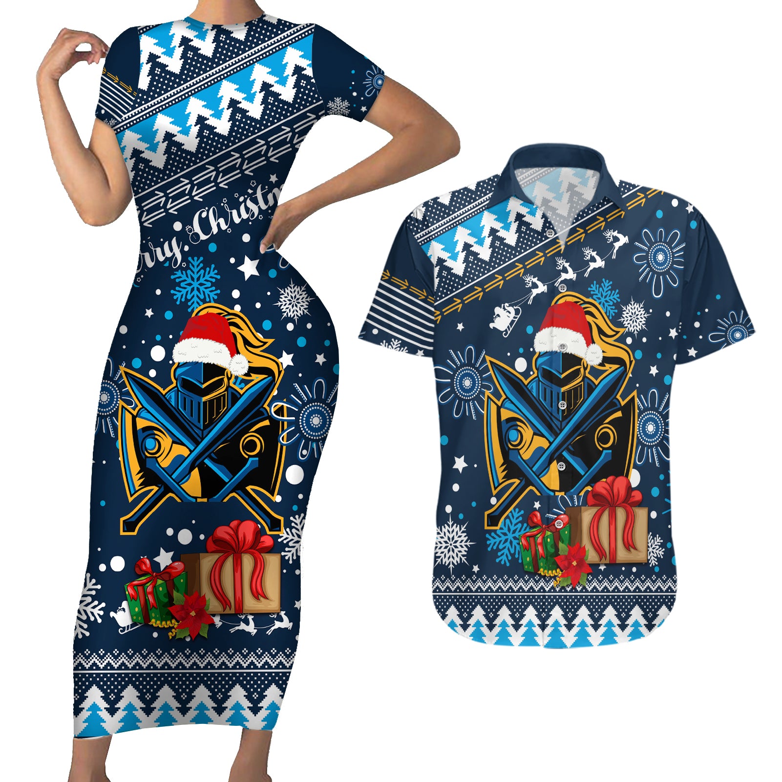 custom-titans-rugby-couples-matching-short-sleeve-bodycon-dress-and-hawaiian-shirt-chirstmas-vibe-2023