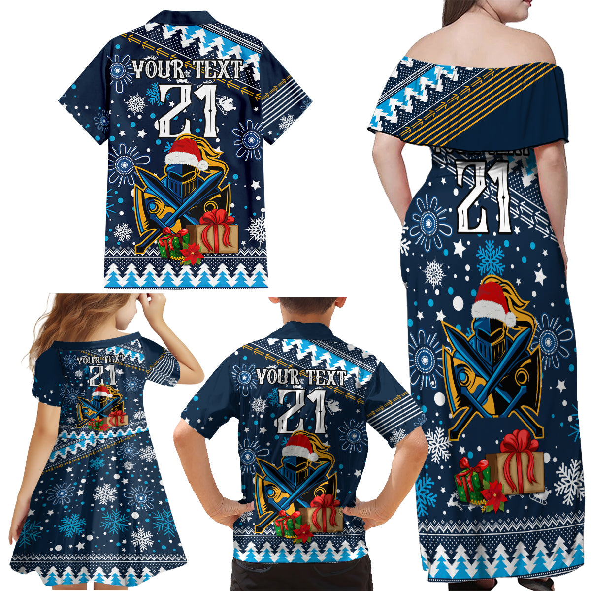 custom-titans-rugby-family-matching-off-shoulder-maxi-dress-and-hawaiian-shirt-chirstmas-vibe-2023