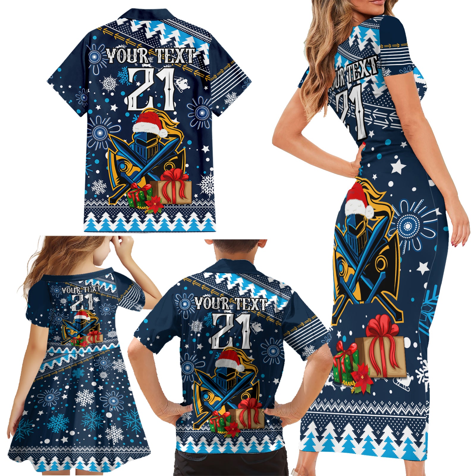 custom-titans-rugby-family-matching-short-sleeve-bodycon-dress-and-hawaiian-shirt-chirstmas-vibe-2023