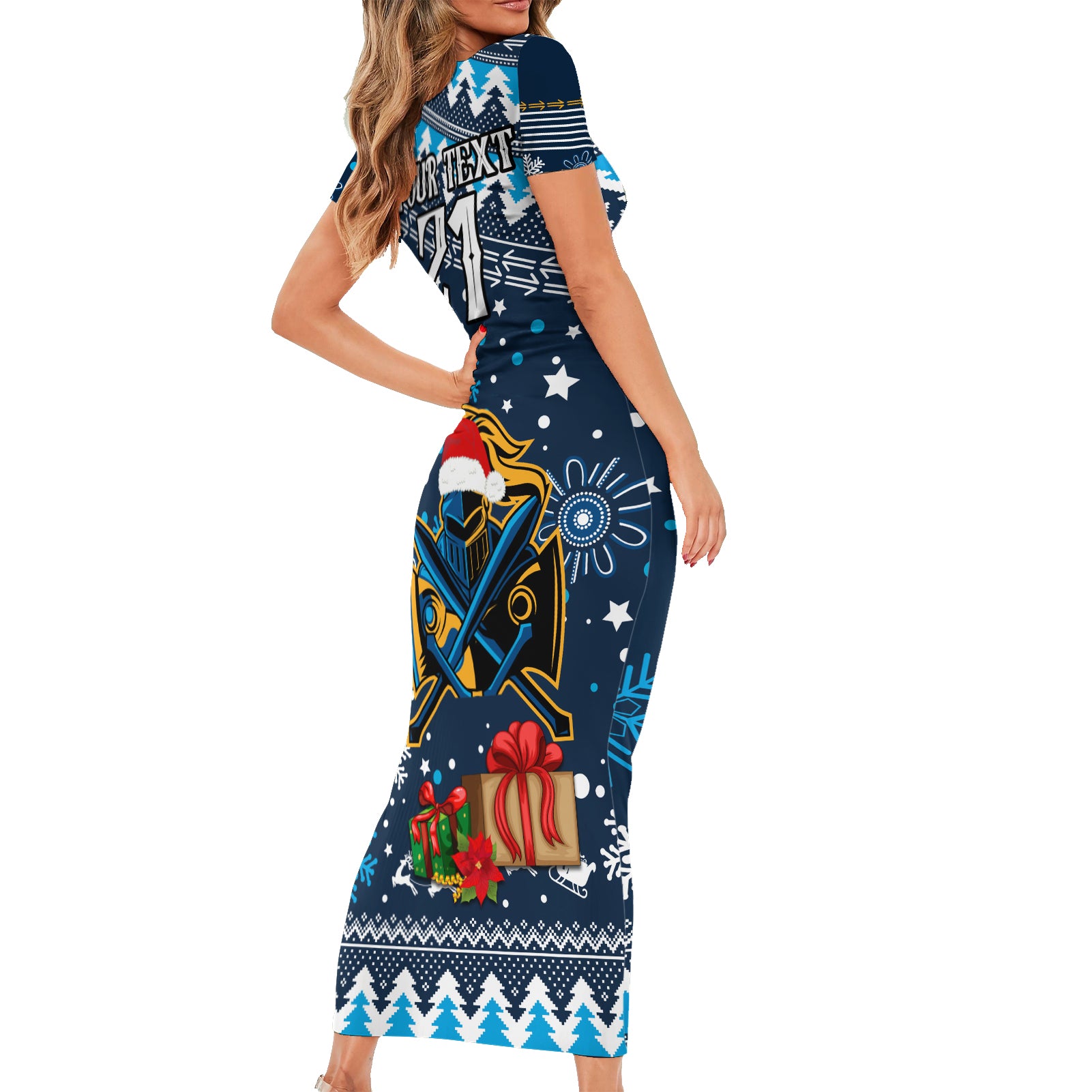 custom-titans-rugby-family-matching-short-sleeve-bodycon-dress-and-hawaiian-shirt-chirstmas-vibe-2023