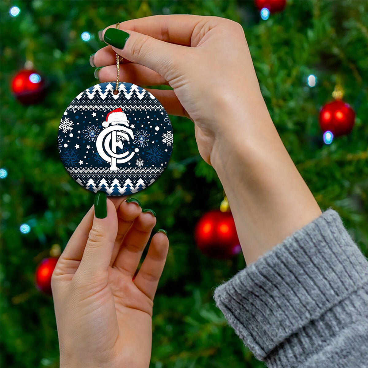 custom-carlton-blues-football-ceramic-ornament-christmas-vibe-2023