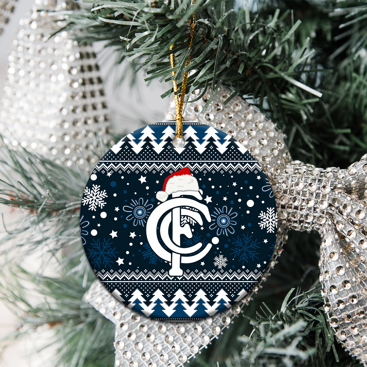 custom-carlton-blues-football-ceramic-ornament-christmas-vibe-2023
