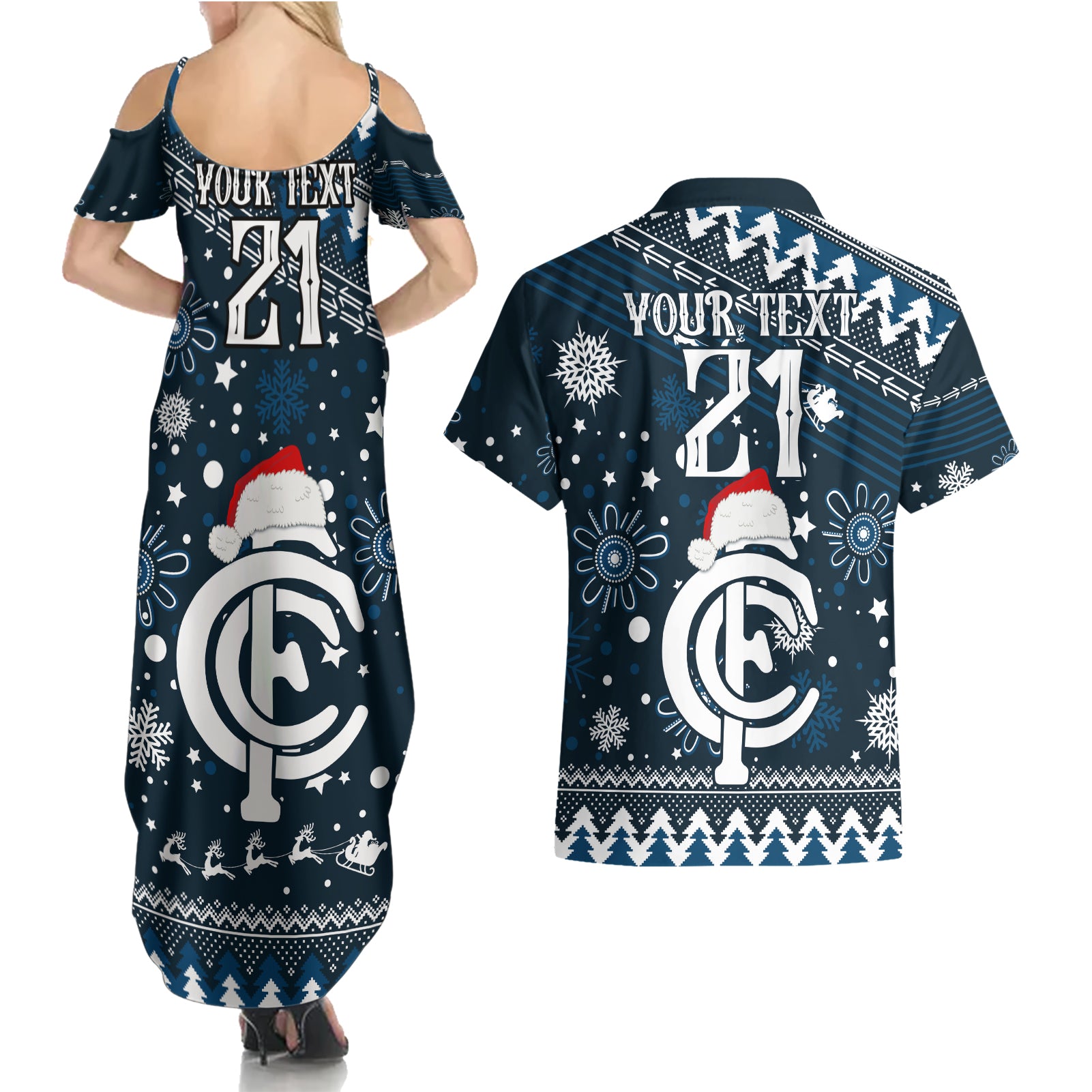 custom-carlton-blues-football-couples-matching-summer-maxi-dress-and-hawaiian-shirt-christmas-vibe-2023