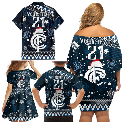 custom-carlton-blues-football-family-matching-off-shoulder-short-dress-and-hawaiian-shirt-christmas-vibe-2023
