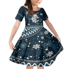 custom-carlton-blues-football-kid-short-sleeve-dress-christmas-vibe-2023
