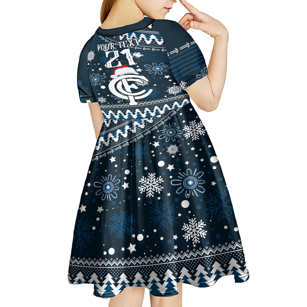 custom-carlton-blues-football-kid-short-sleeve-dress-christmas-vibe-2023