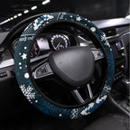 Carlton Blues Football Steering Wheel Cover Christmas Vibe 2023