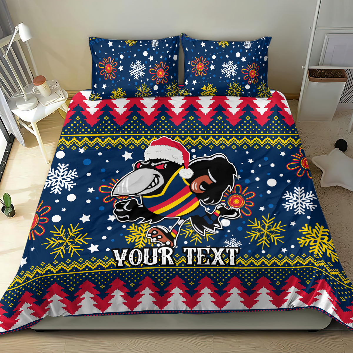 custom-crows-football-bedding-set-christmas-vibe-2023