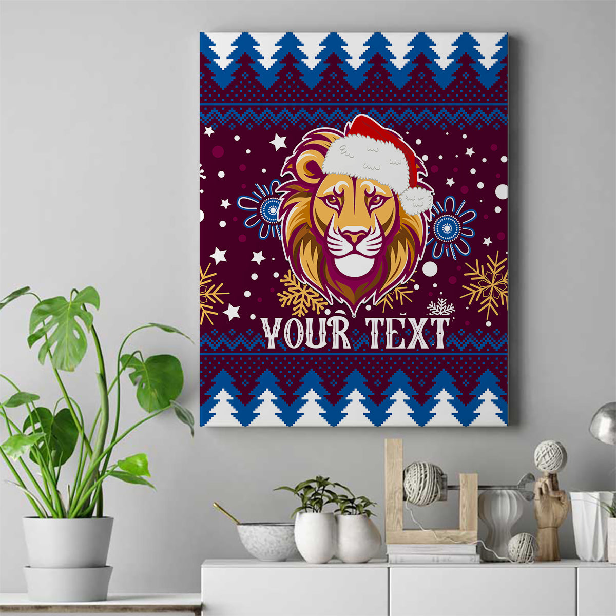 custom-lions-football-canvas-wall-art-christmas-vibe-2023