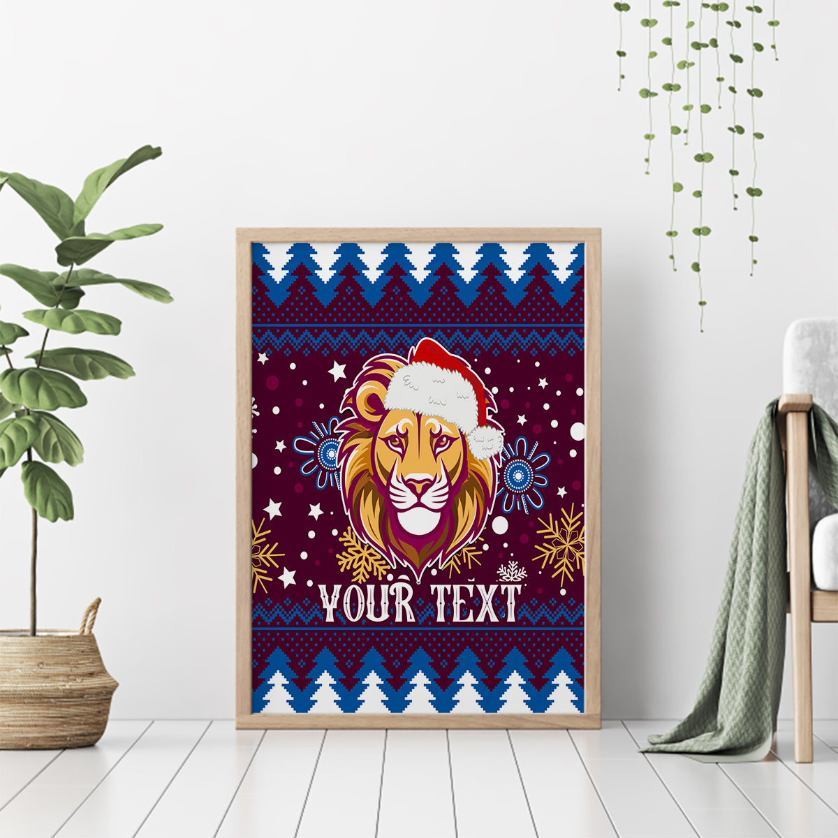 custom-lions-football-canvas-wall-art-christmas-vibe-2023