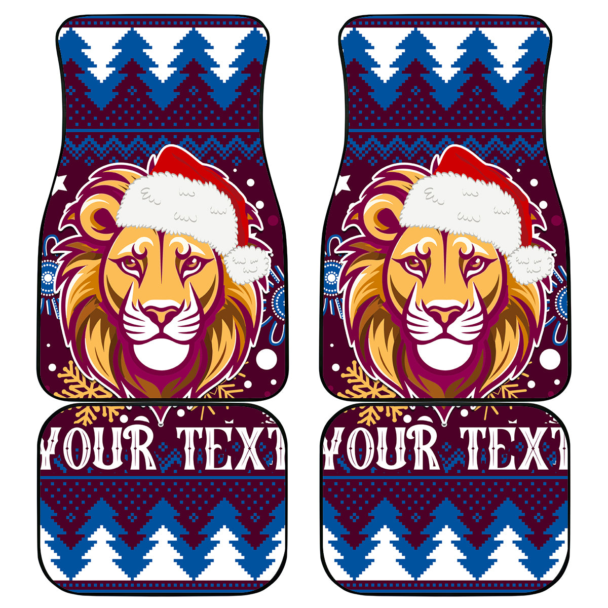 custom-lions-football-car-mats-christmas-vibe-2023