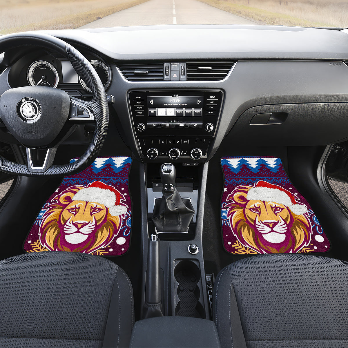 custom-lions-football-car-mats-christmas-vibe-2023