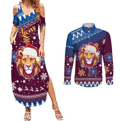 custom-lions-football-couples-matching-summer-maxi-dress-and-long-sleeve-button-shirt-christmas-vibe-2023