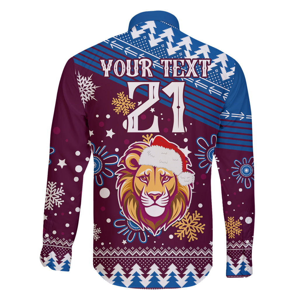 custom-lions-football-family-matching-off-shoulder-short-dress-and-hawaiian-shirt-christmas-vibe-2023