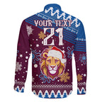custom-lions-football-family-matching-off-shoulder-short-dress-and-hawaiian-shirt-christmas-vibe-2023