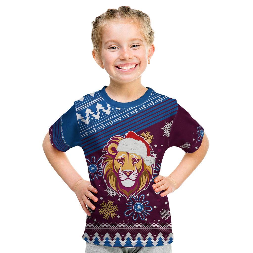 custom-lions-football-kid-t-shirt-christmas-vibe-2023