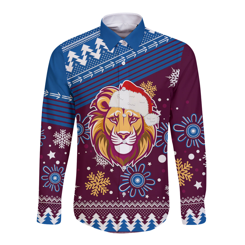 custom-lions-football-long-sleeve-button-shirt-christmas-vibe-2023