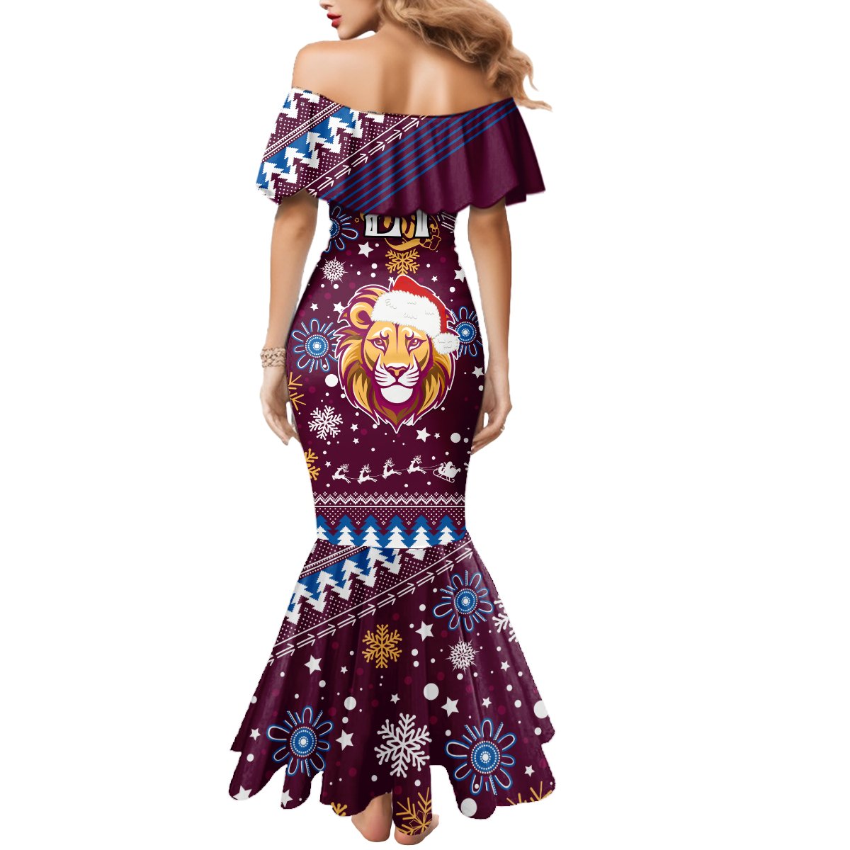 custom-lions-football-mermaid-dress-christmas-vibe-2023