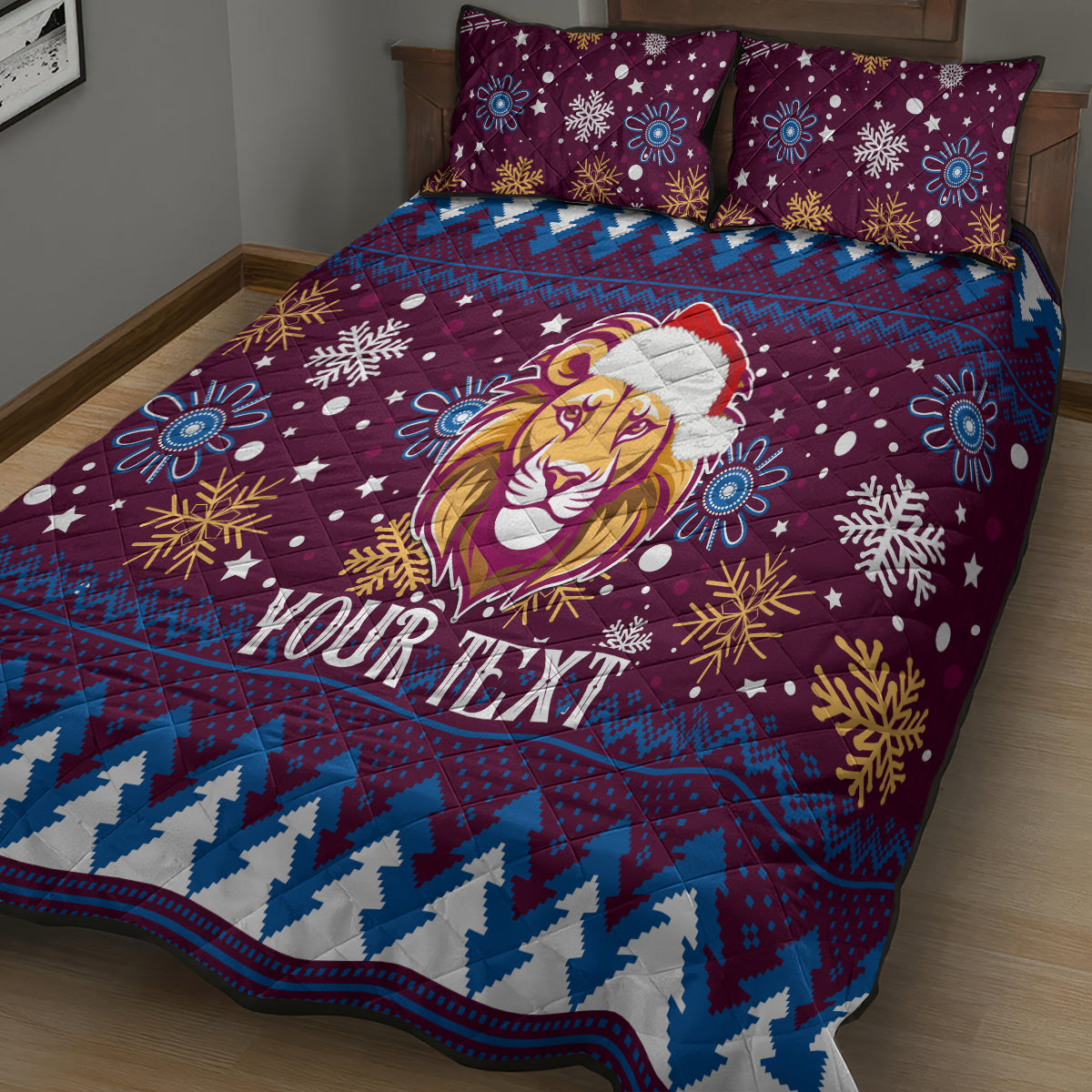 custom-lions-football-quilt-bed-set-christmas-vibe-2023