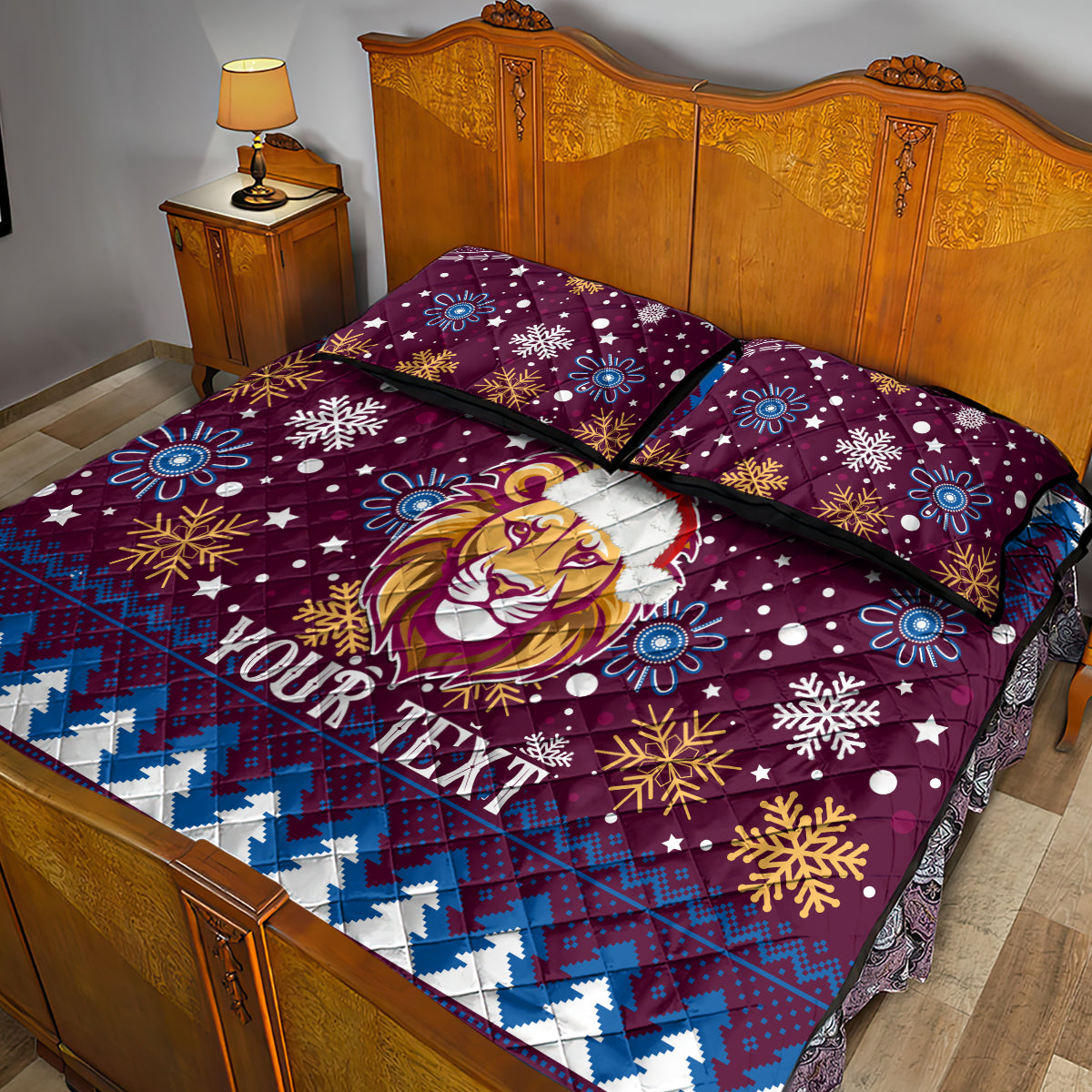 custom-lions-football-quilt-bed-set-christmas-vibe-2023