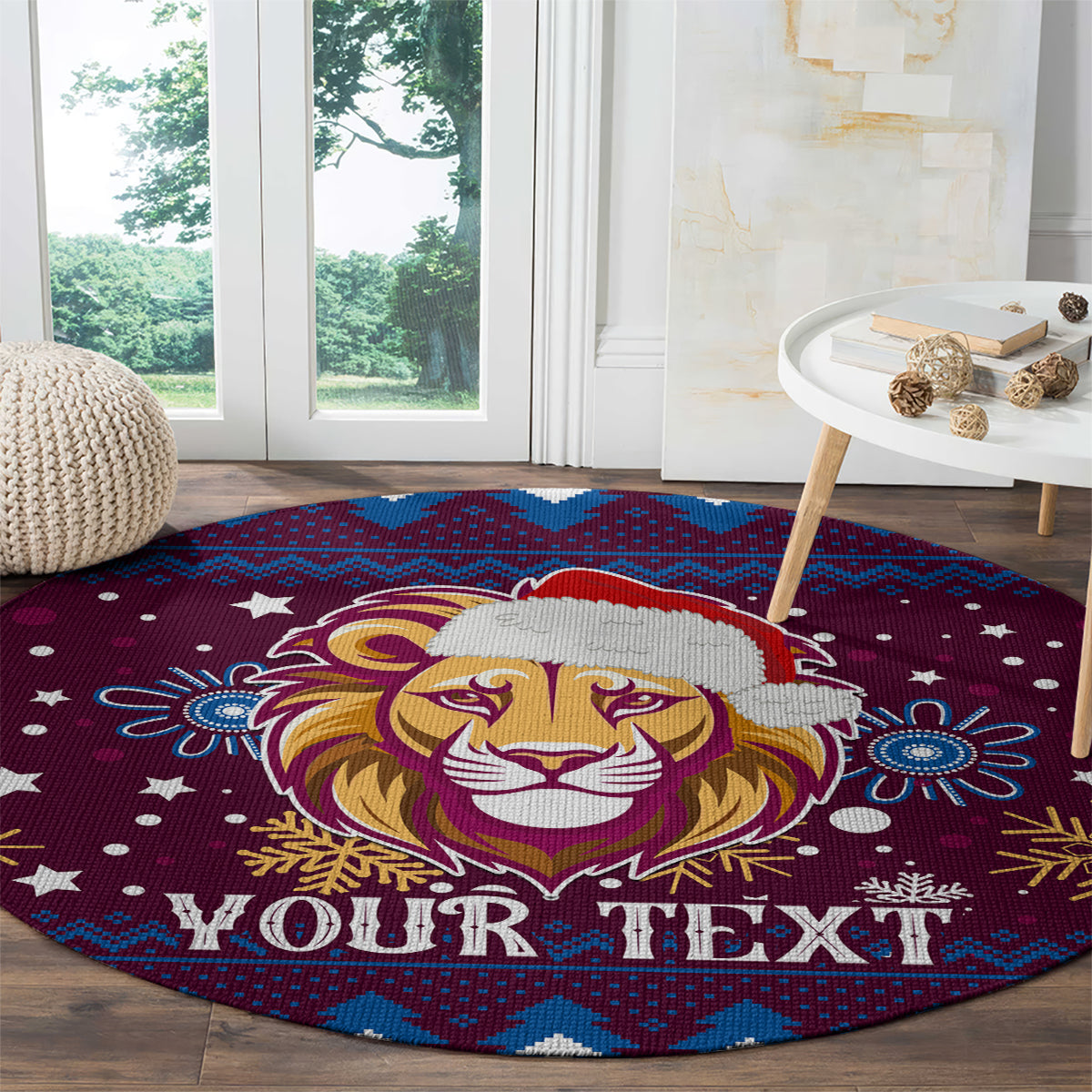 custom-lions-football-round-carpet-christmas-vibe-2023
