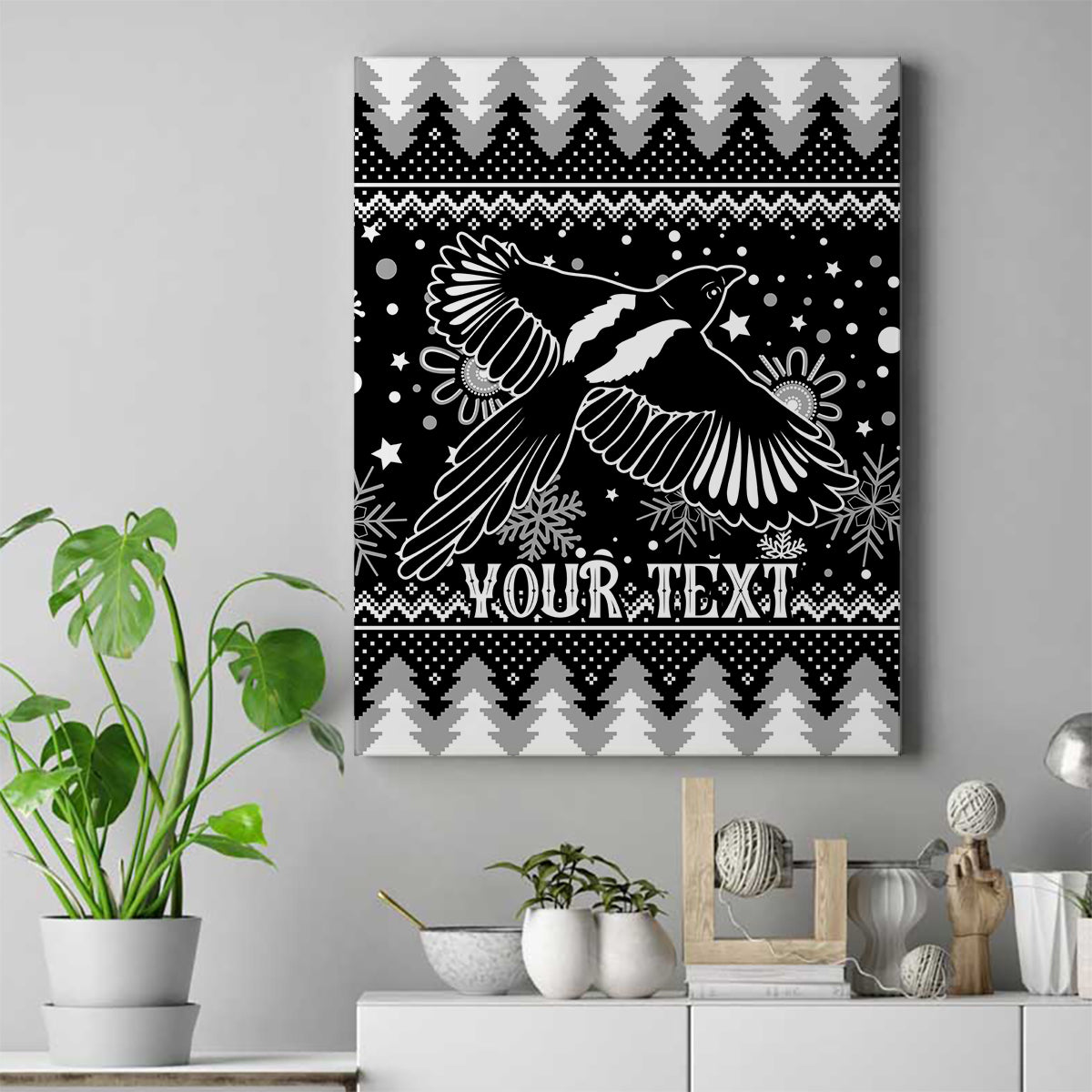 custom-magpies-football-canvas-wall-art-christmas-vibe-2023