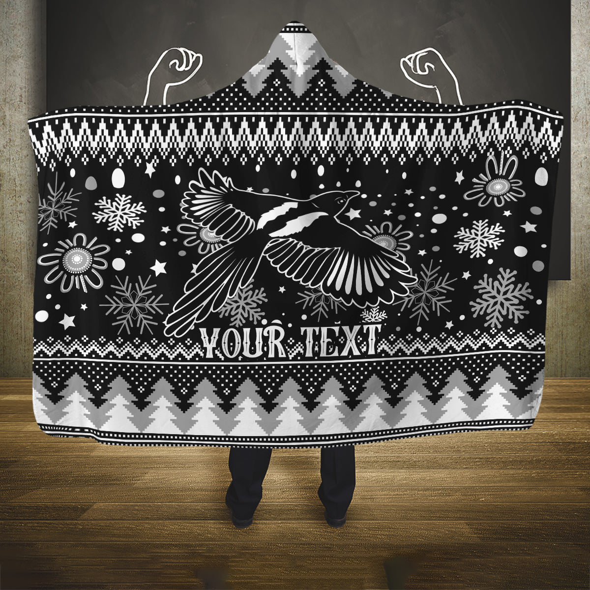 custom-magpies-football-hooded-blanket-christmas-vibe-2023