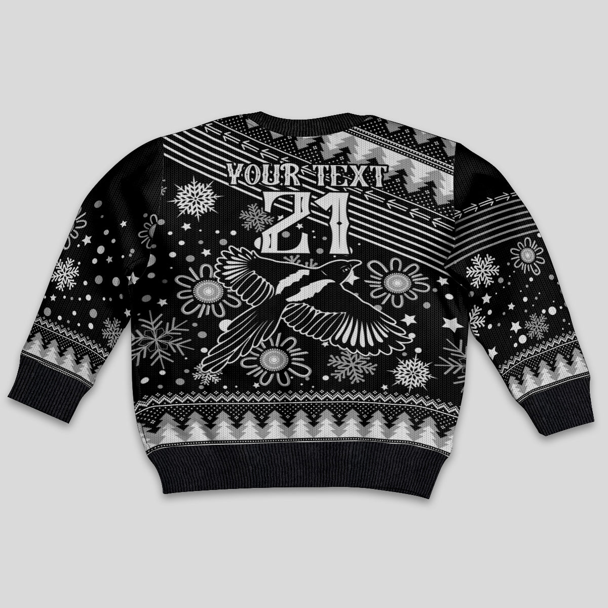 custom-magpies-football-kid-ugly-christmas-sweater-christmas-vibe-2023