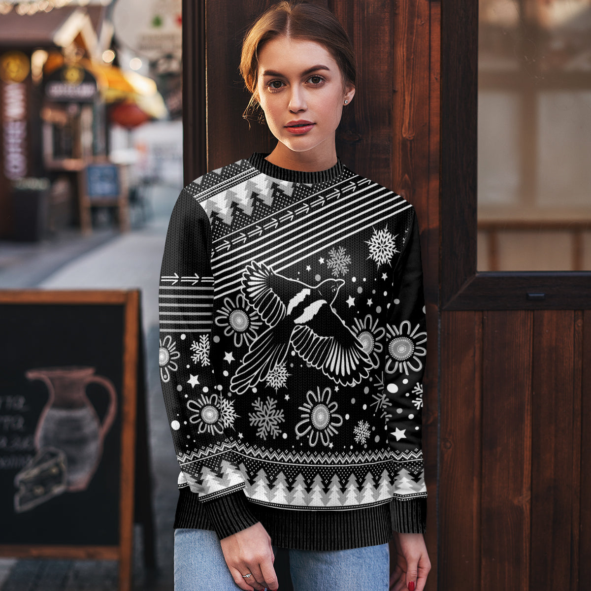 custom-magpies-football-ugly-christmas-sweater-christmas-vibe-2023