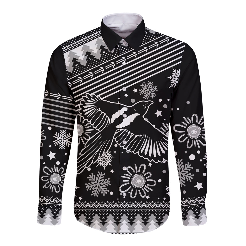 custom-magpies-football-long-sleeve-button-shirt-christmas-vibe-2023