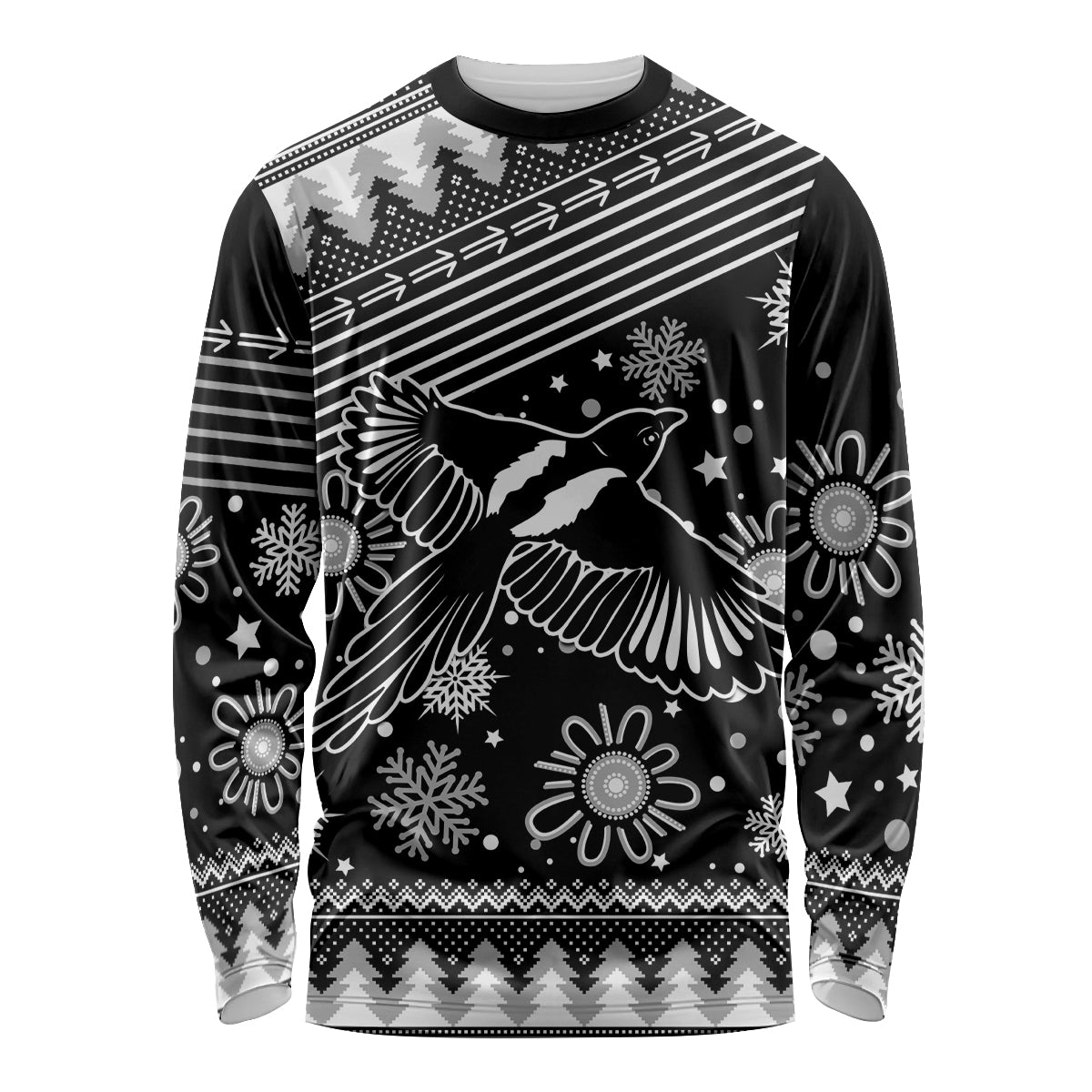 custom-magpies-football-long-sleeve-shirt-christmas-vibe-2023