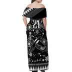 custom-magpies-football-off-shoulder-maxi-dress-christmas-vibe-2023