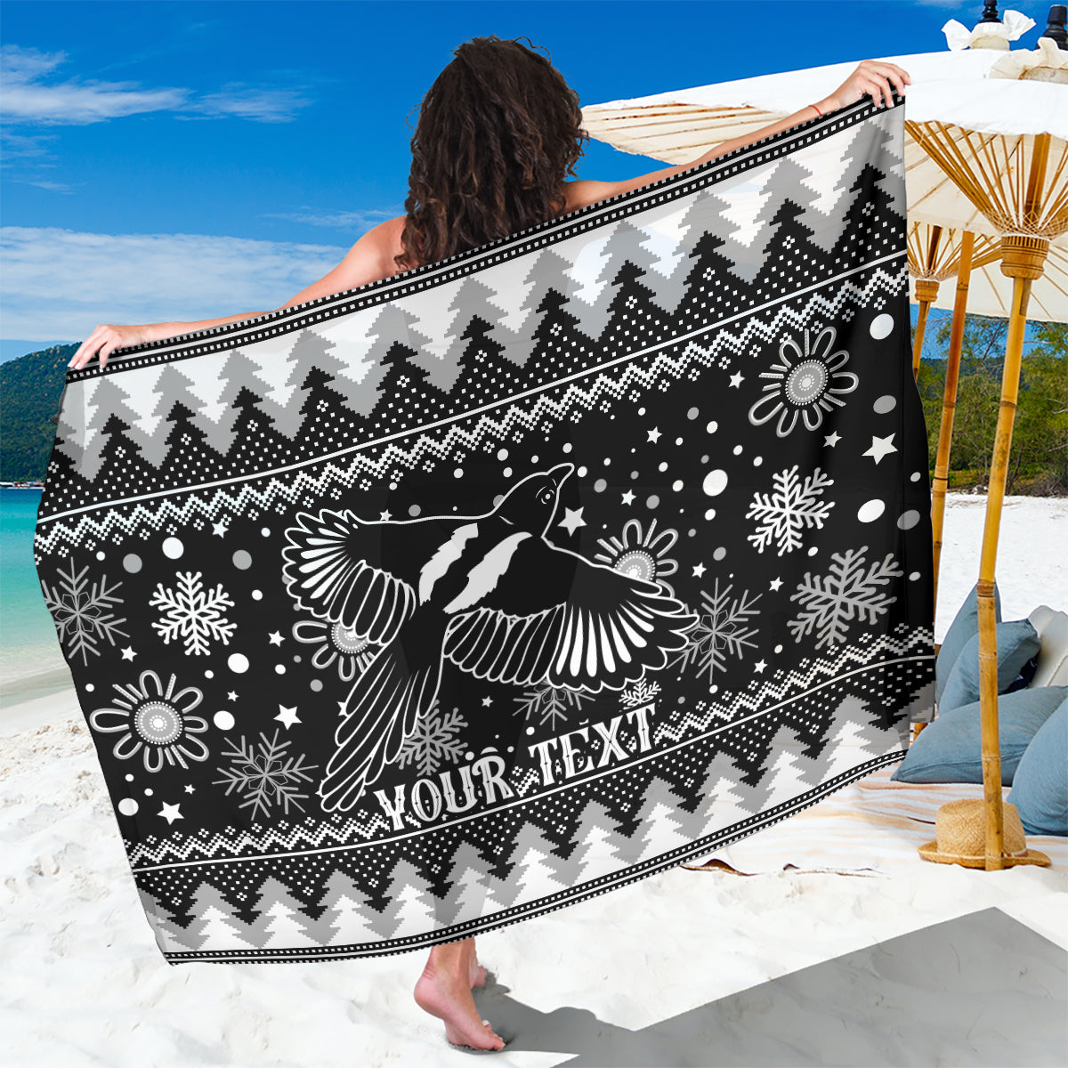 custom-magpies-football-sarong-christmas-vibe-2023