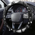Magpies Football Steering Wheel Cover Christmas Vibe 2023